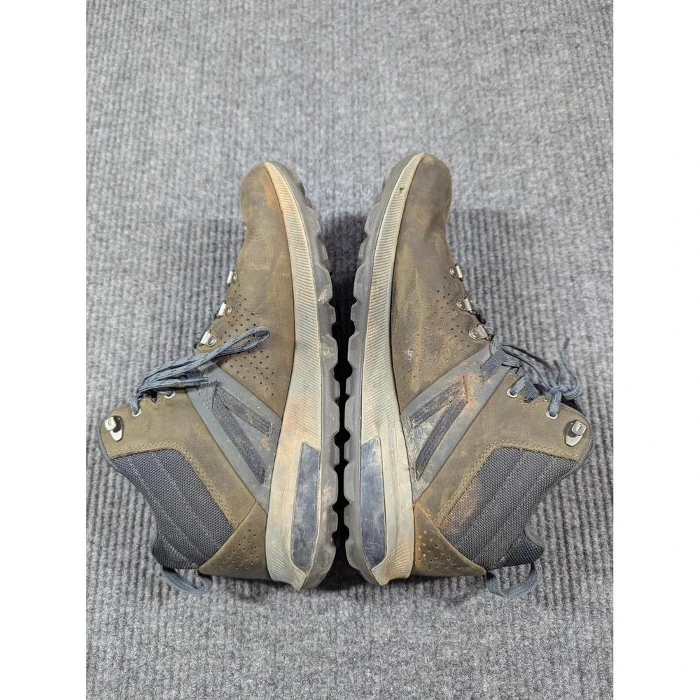 Merrell Zion Peak Hiking Boots Mens‎ Size 11.5 Leather Vibram Brown Lace J035361
